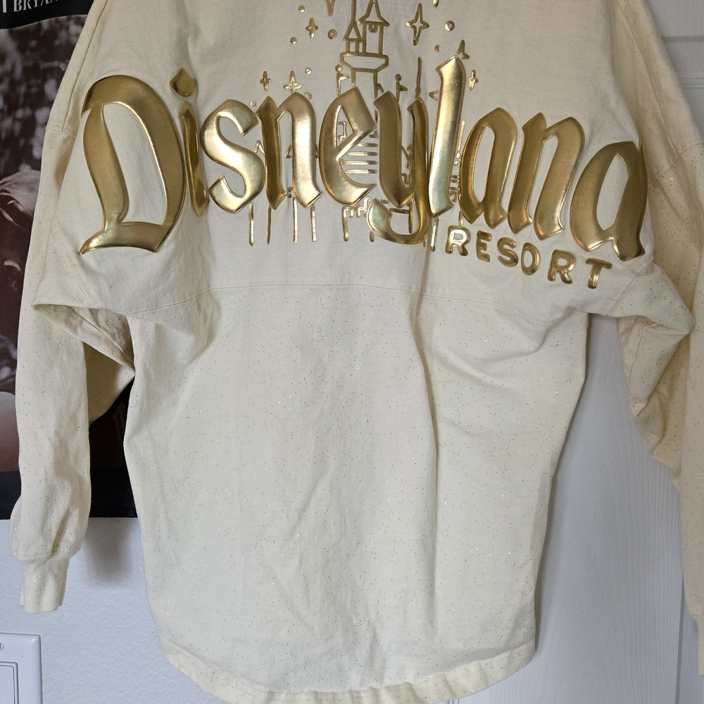 Disney Cream and Gold Spirit Jersey Classic Resort Style